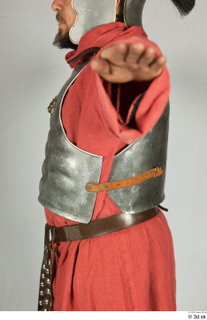  Photos Medieval Roman soldier in plate armor 1 Medieval Soldier Roman Soldier leather belt plate armor red gambeson upper body 0004.jpg